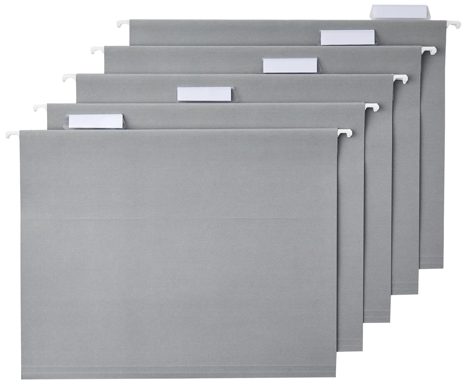 Amazon Basics Hanging File Folders Letter Size Aqua 25-Pack