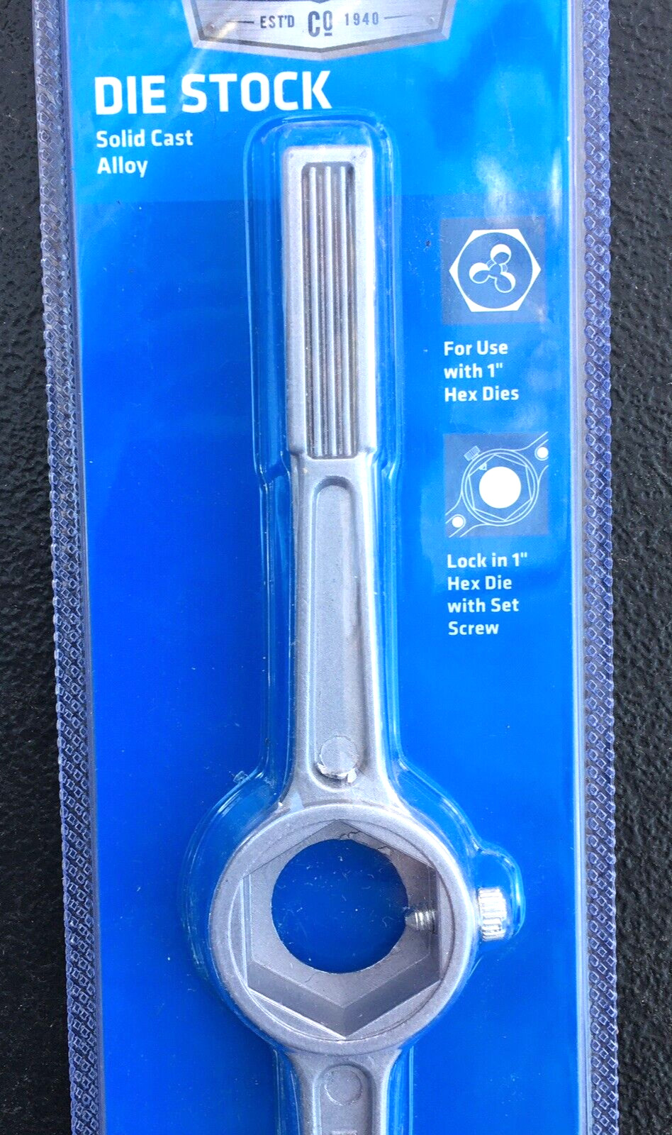 CENTURY DIE STOCK HANDLE WRENCH 1″ HEX DIE STOCK