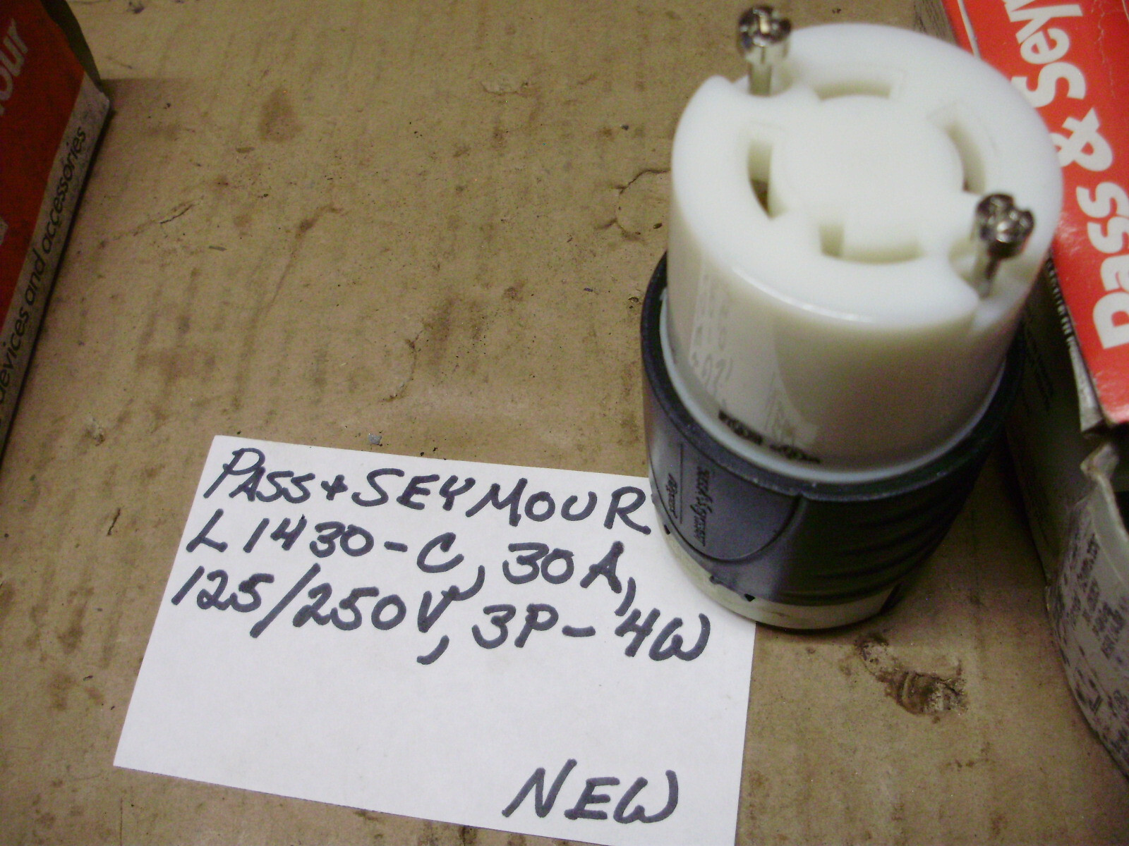 Cord Plugs & Connectors, Male & Female, Hubbell, Legrand, GE, Pass & Seymour