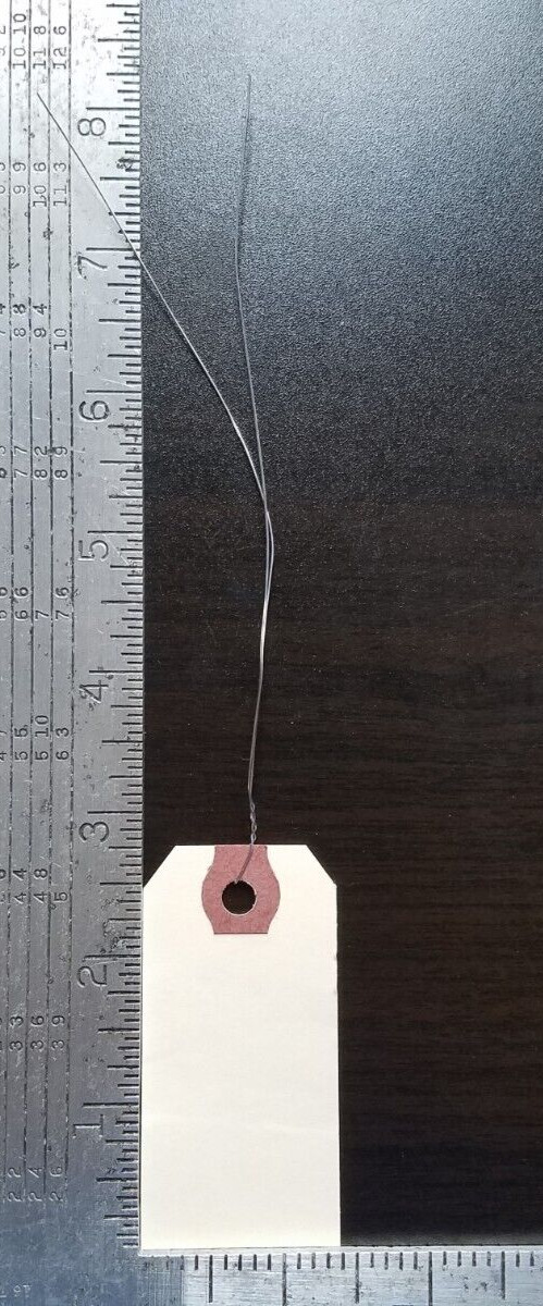 100 pcs- 2 3/4″ x 1 3/8″ Size 1 Manila Inventory Pre-Wired Price Tags with Wire