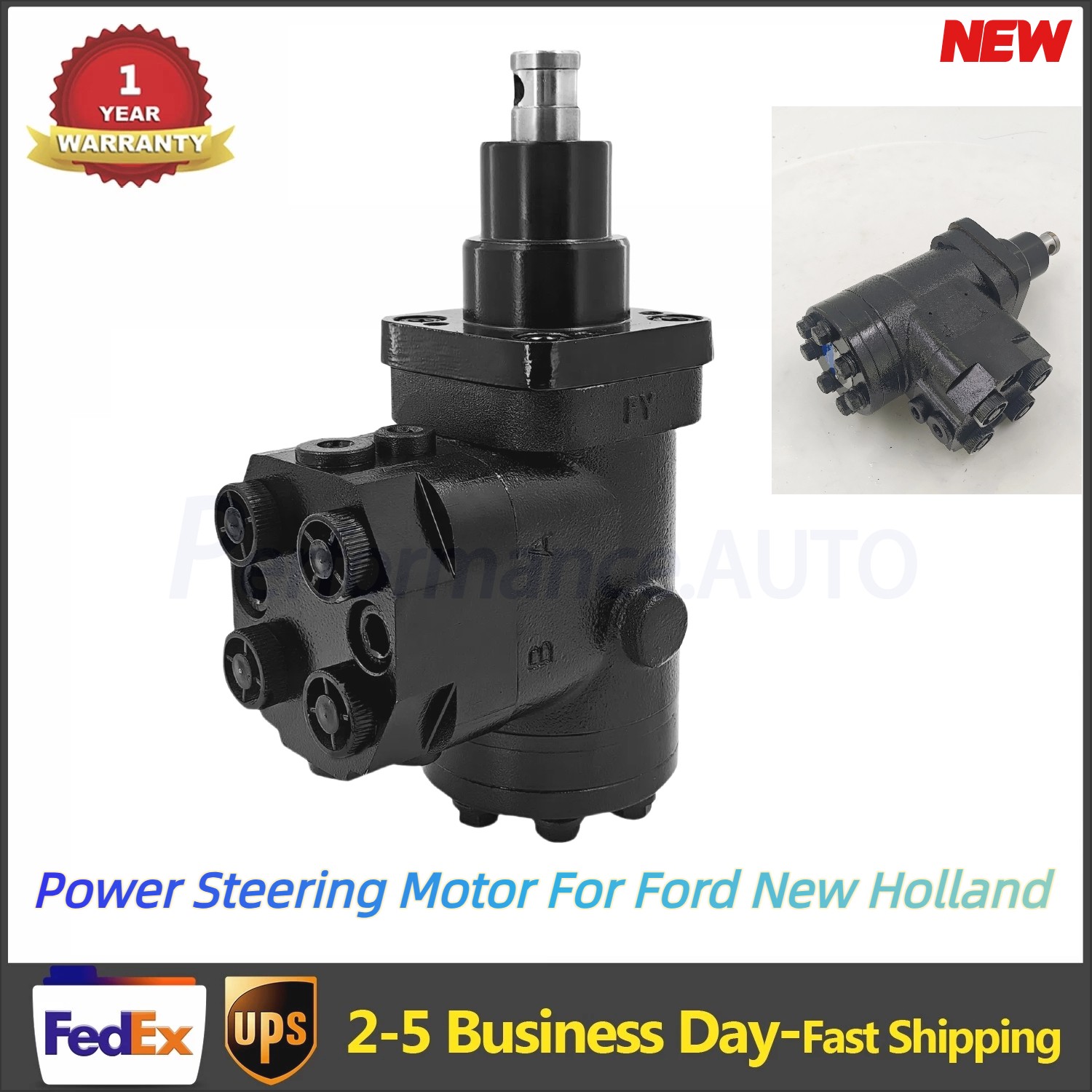 FIT Ford New Holland 5610 6610 5900 7610 7710 E4NN3A244AA Power Steering Motor