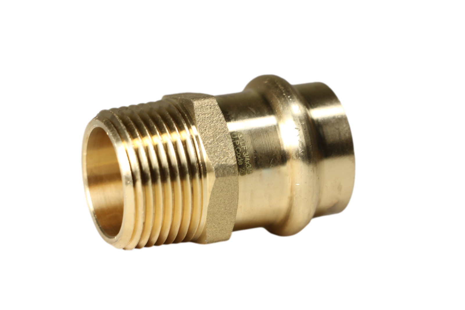 5 Pieces 3/4″ Press Male Adapter, Lead Free Brass, 3/4″ Press Fit Male