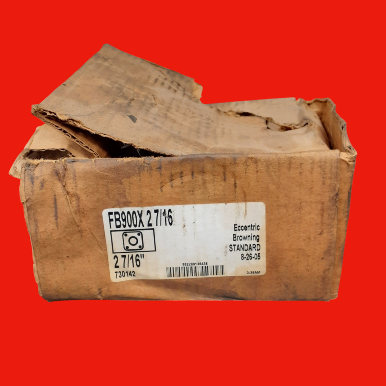 Browning FB900X 2-7/16 Cast Iron Four Bolt Flange Block Bearing