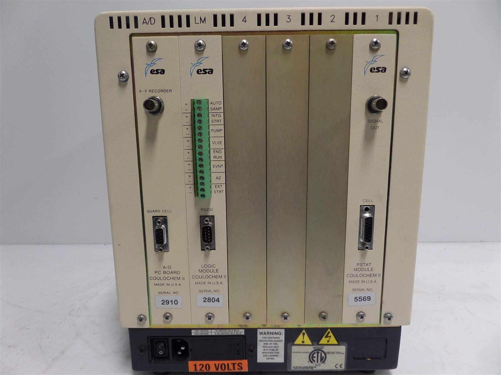ESA 5200A Coulochem II Electrochemical Detector w/ Modules 2910 2804 and 5569