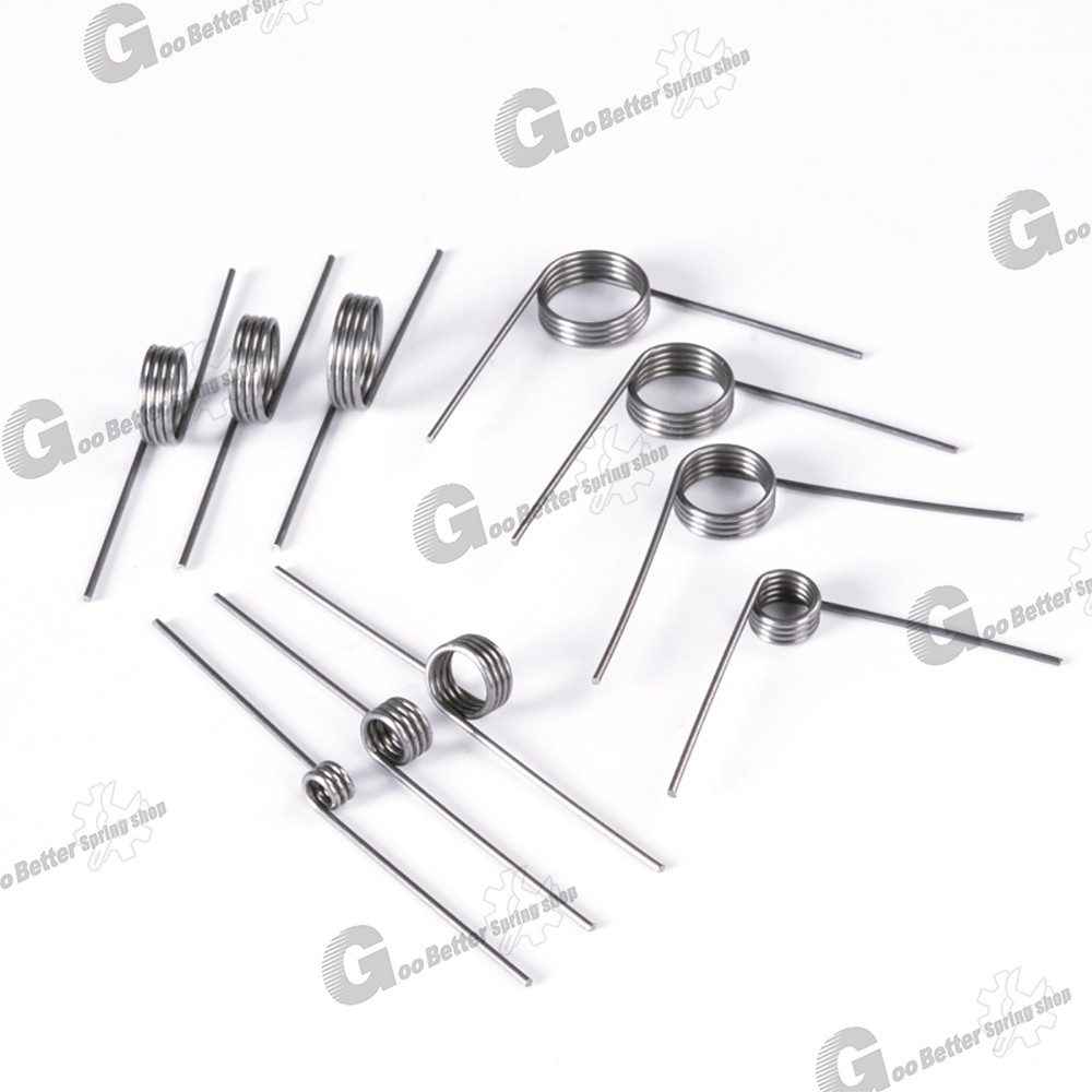 Torsion Spring 3-9 Coil (10 pcs), 1.2mm Wire dia, 6 ~ 12mm OD, Left spring Steel