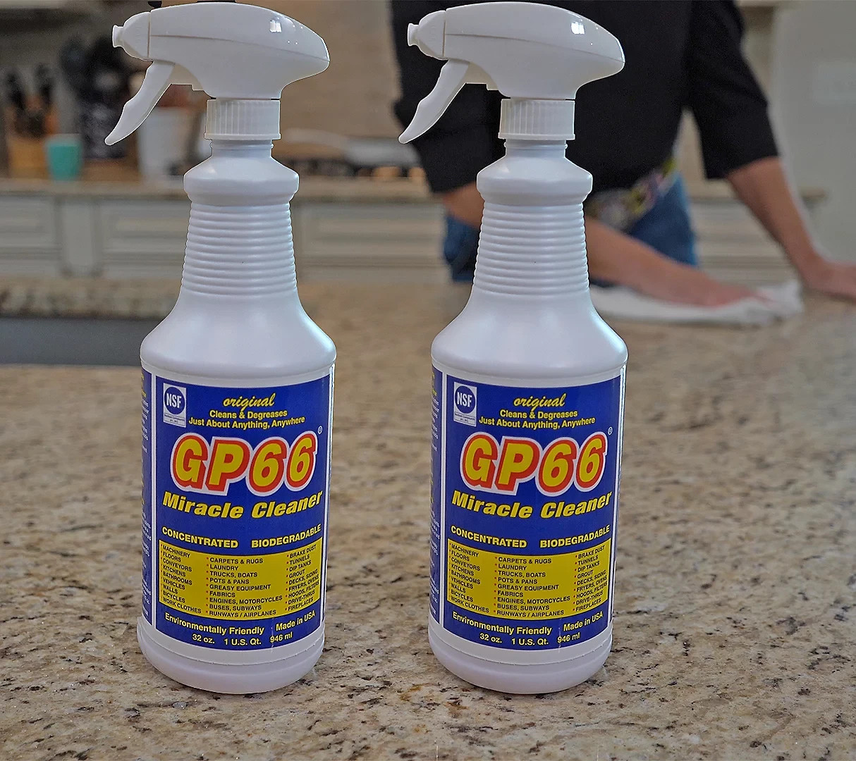GP66 Set of 2 32oz Foam Miracle Cleaner & Degreaser