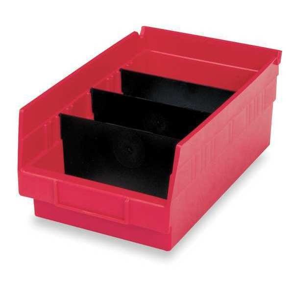 Akro-Mils 40120 Plastic Dividers, Black, 3-5/8 In L X 2 -7/8 In H, 24 Pk