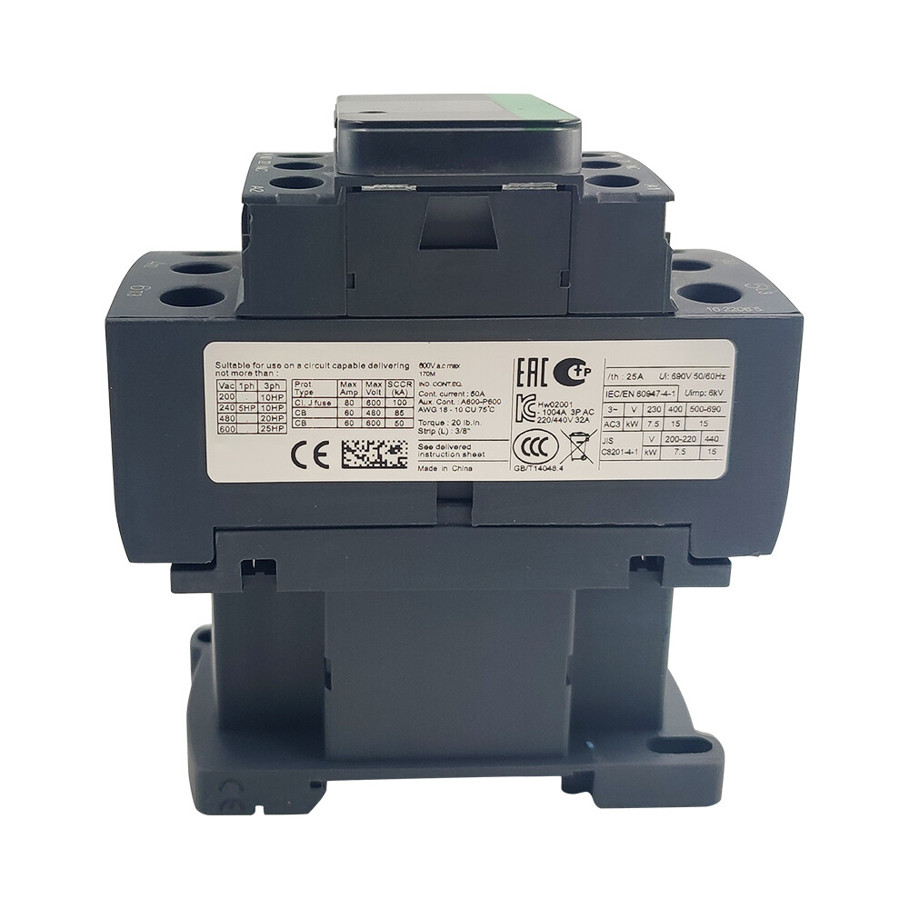 LC1D32M7 Contactor 220V coil 3NO 32A replace Deca Schneider Contactor LC1D32M7