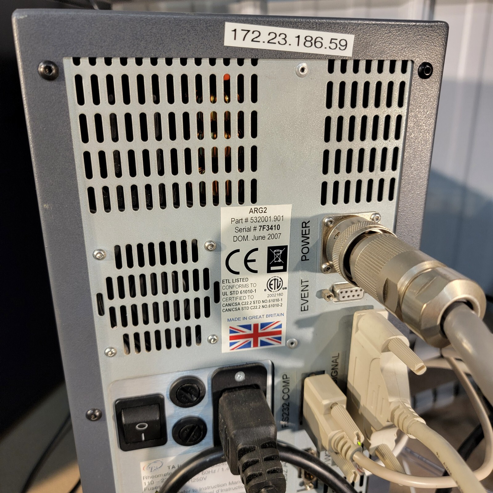 TA AR-G2 Rheometer w/ Controller, Computer, Software, Heat Ex, LN2 Hose and More
