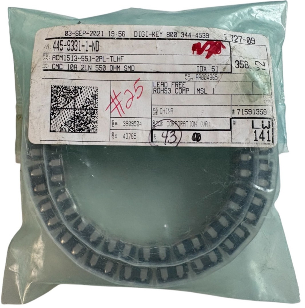 LOT OF 38~ ACM1513-551-2PL-TLHF CMC 10A 2LN 550 OHM SMD, Rohs