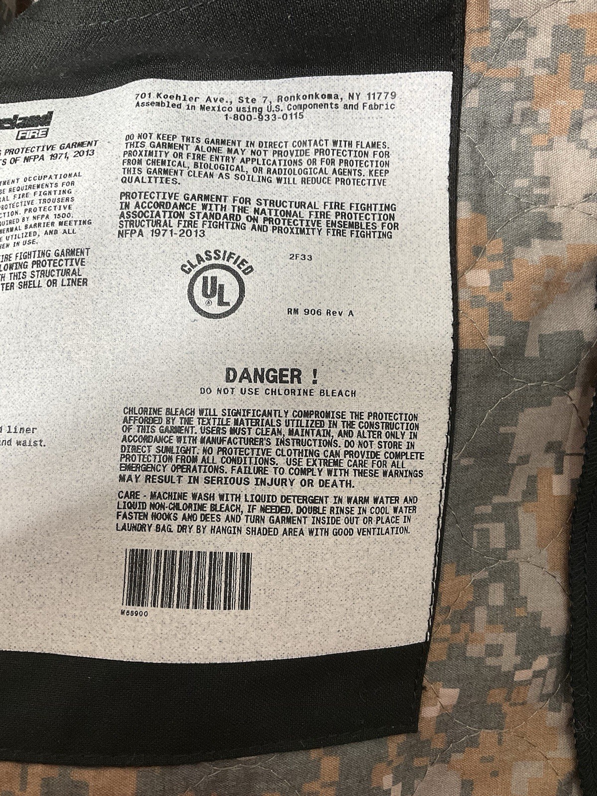 NOS Lakeland B2 Turnout Coat Sz 42 Advance 7.0oz Gold Steadair 3000 Defender SL2