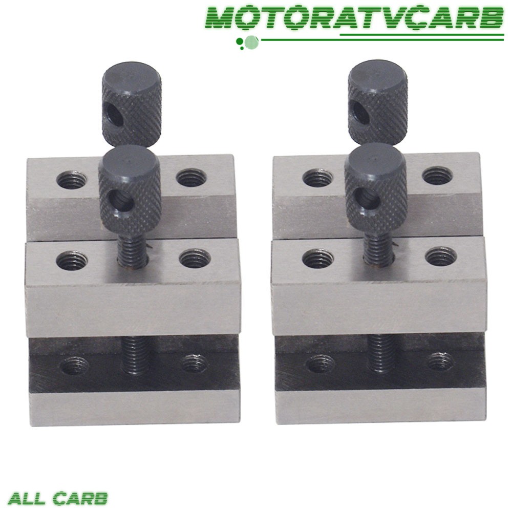ALL-CARB 1-3/8″ ×1-3/8″ × 1-3/16″ V Block & Clamp Set 19/32″ ACCURACY 0.0002″