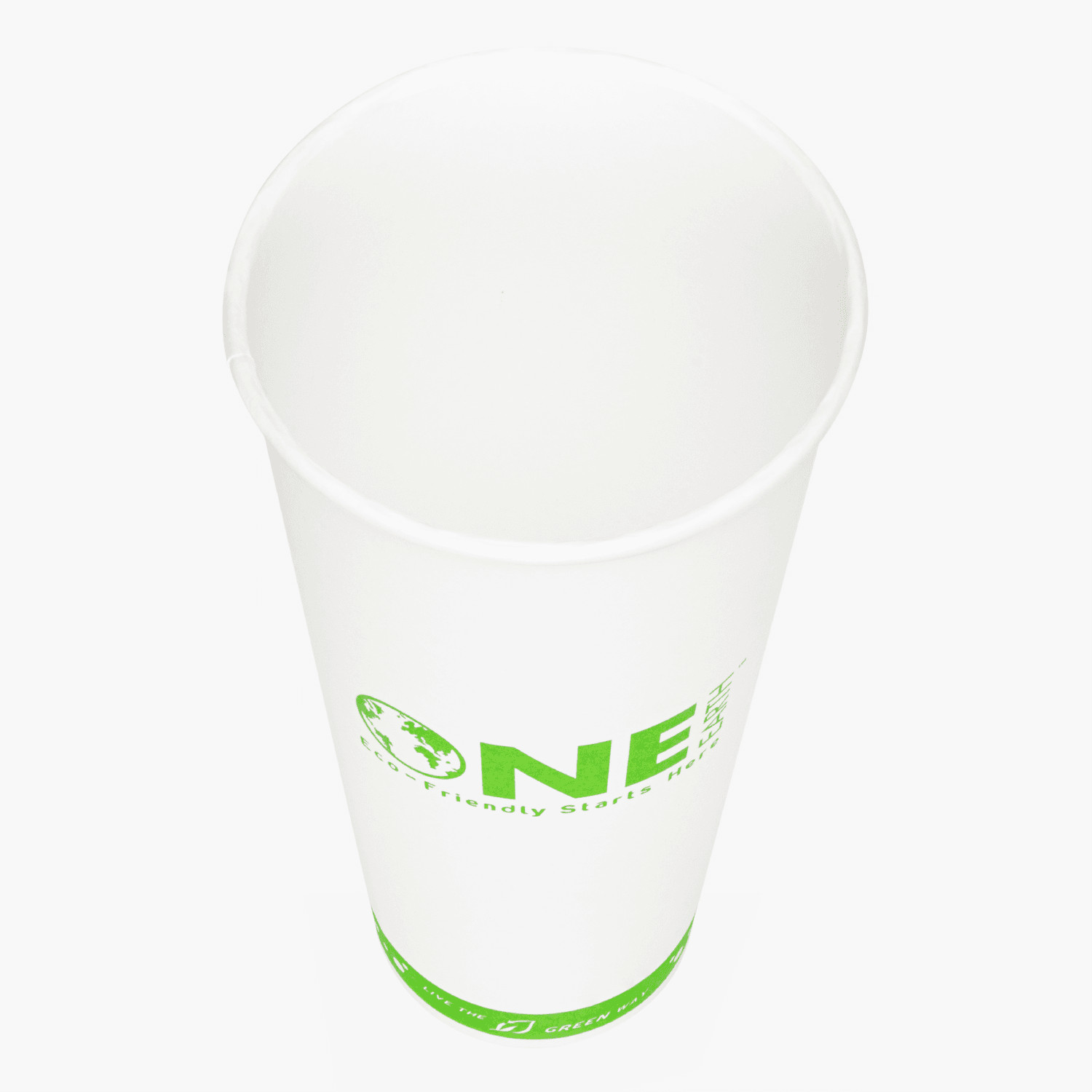 Karat Earth 24oz Eco-Friendly Paper Hot Cups – One Cup One Earth (90mm) – 500 ct