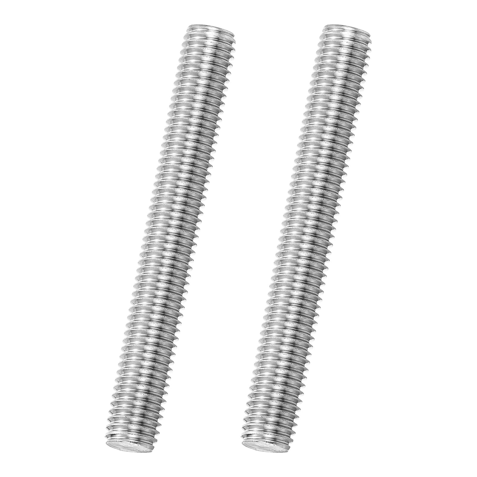 MECCANIXITY 2Pack M12x90mm Fully Threaded Rod, 316 Stainless M12-1.75x90mm