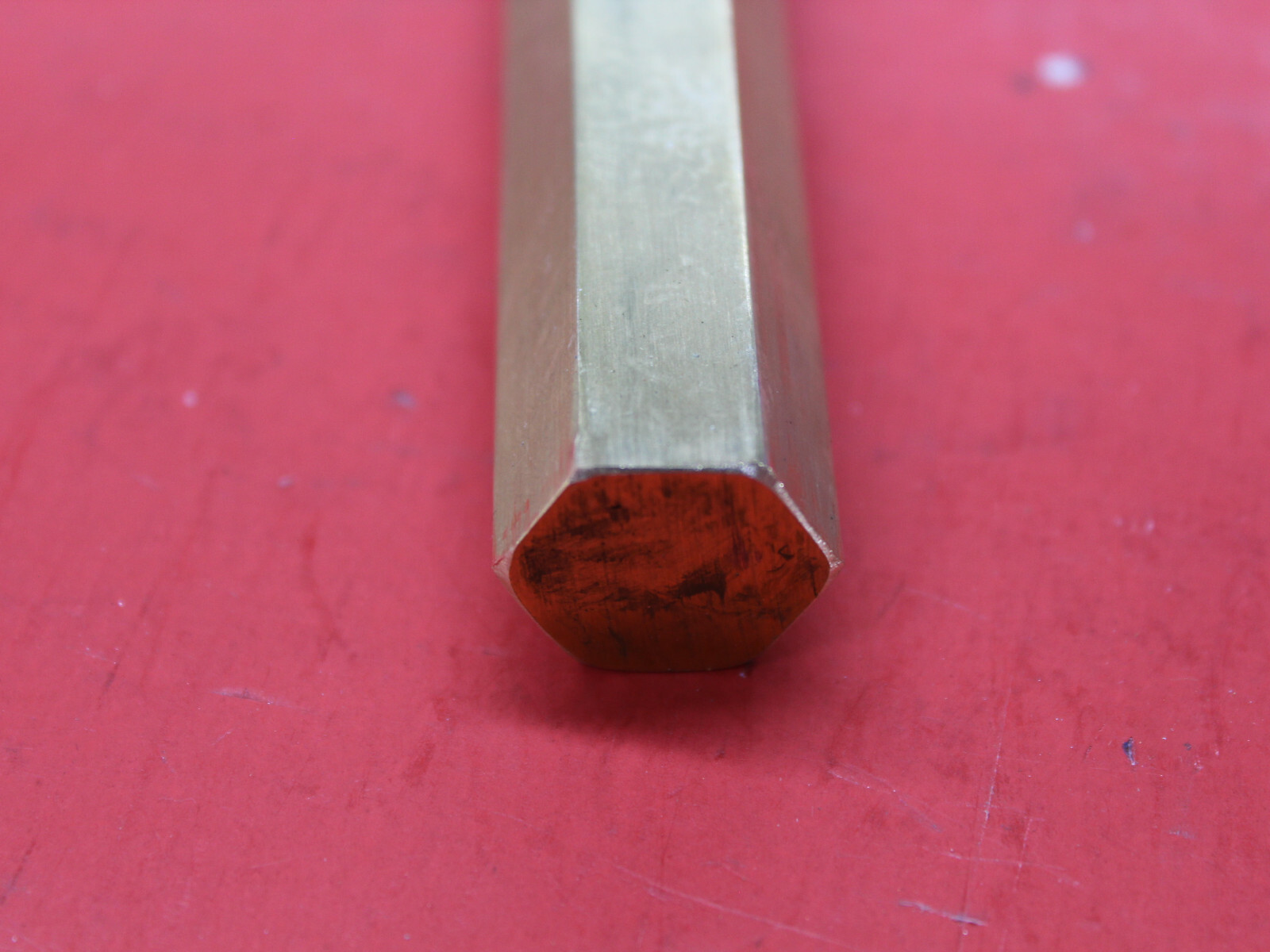 3/4″ C360 BRASS HEX BAR STOCK 24″ long .75″ Flat to Flat 1/2 Hard H02 Cut New