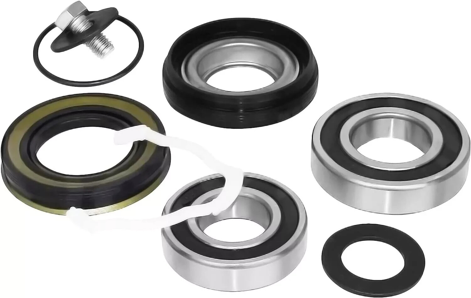 Maytag Neptune Front-Load Washer Lip Bearings Seal O-Ring & Clip Kit 12002022