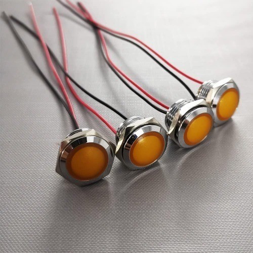 Energy Saving Indicator Light 110V 230V AC 20mA Yellow LED Water Color: Yellow