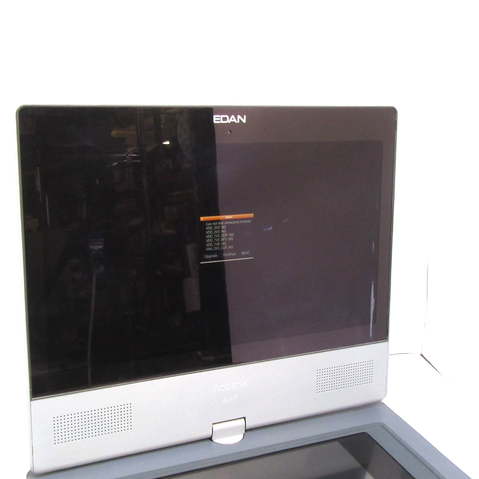 Edan Acclarix AX7 portable ultrasound *PARTS T12-D18