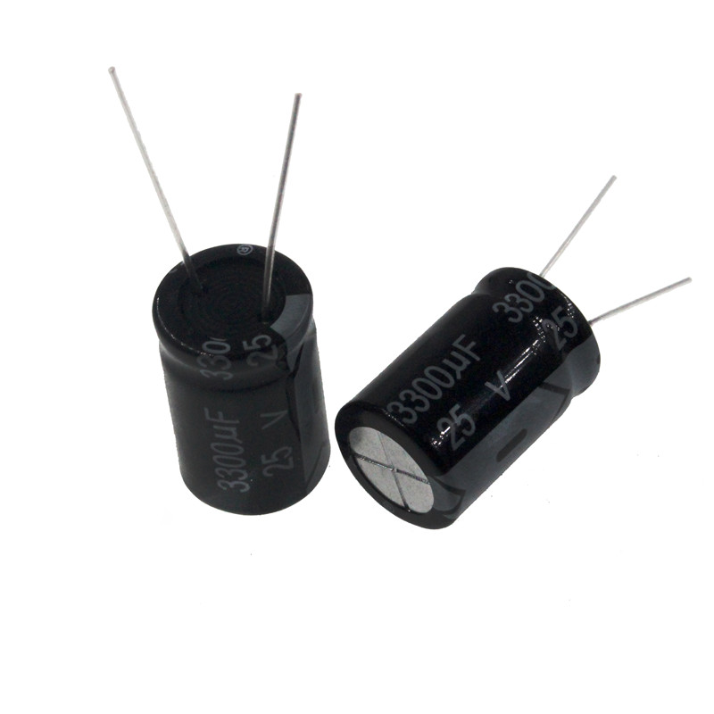 20pcs 3300uF 25V 3300MFD 25WV 13*25mm Electrolytic Capacitor NEW