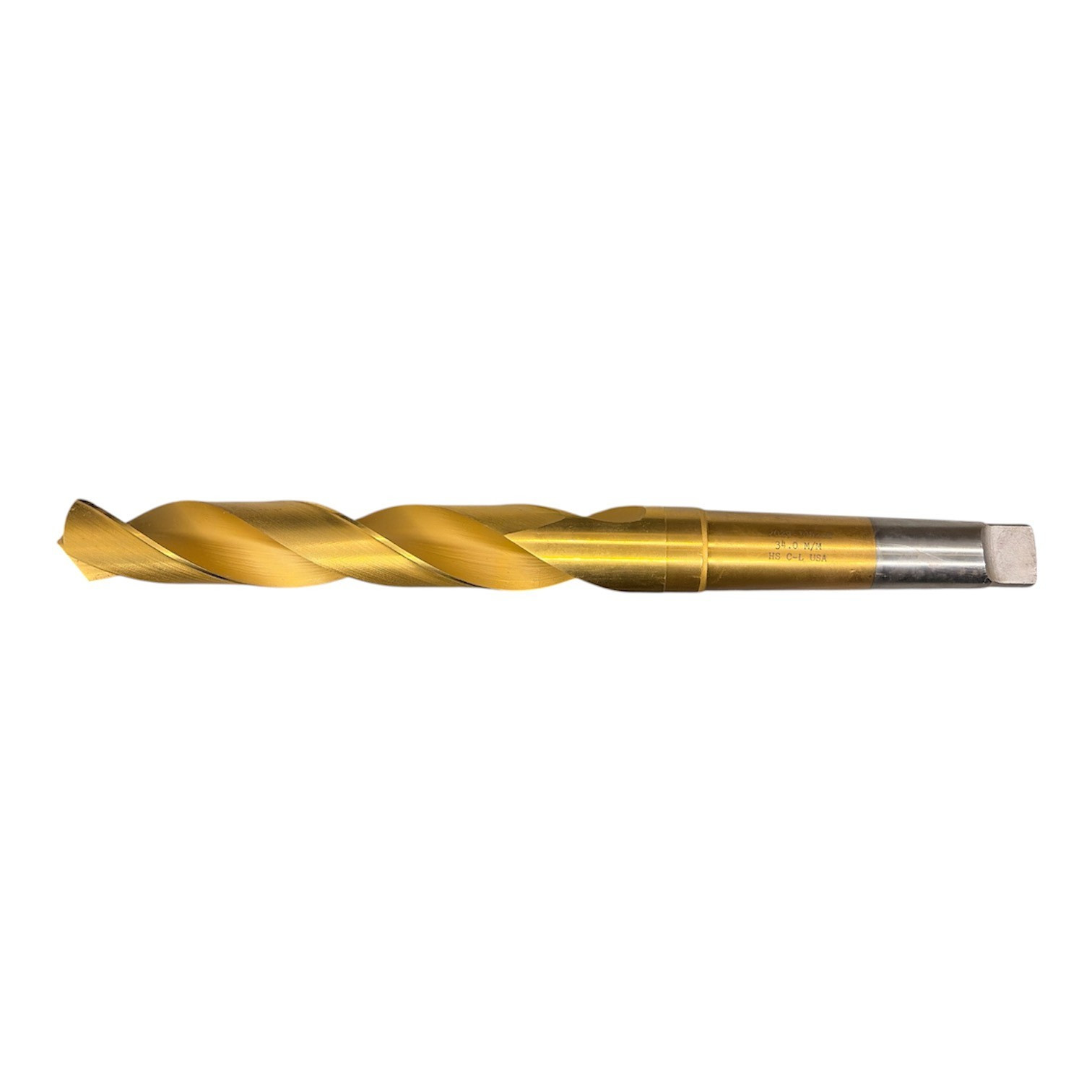 Used Chicago-Latrobe Coolant Thru Twist Drill, 34mm (1.3386), MT4 Taper Shank