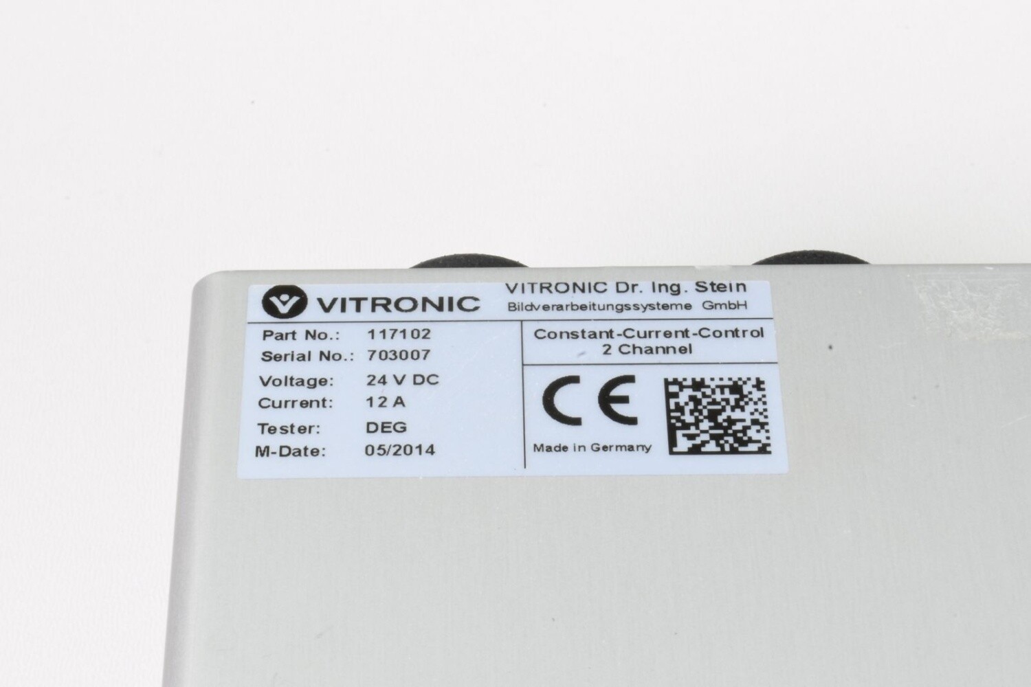 VITRONIC 117102, Constant-Current-Control 2 Channel