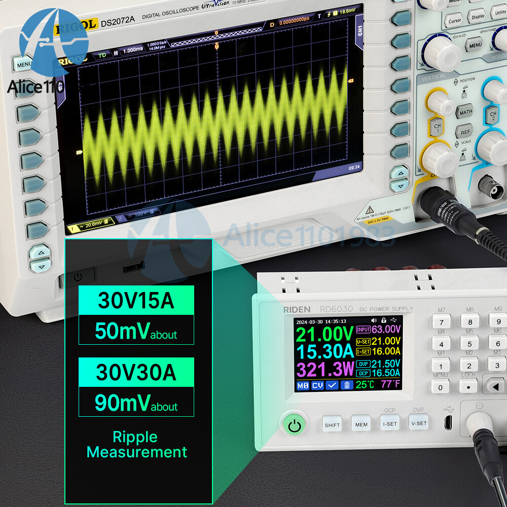 RD6030 RD6030W 60V 30A Digital Display Adjustable DC Regulated Power Supply