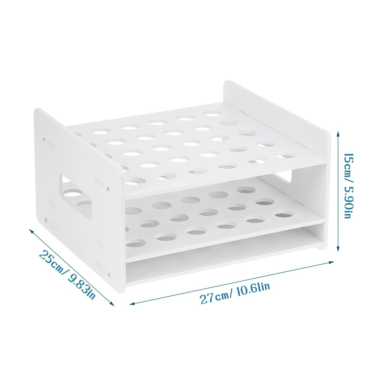 Cabilock Scissors Storage Rack 10.62X9.84X5.90Inch 27.00X25.00X15.00CM, White