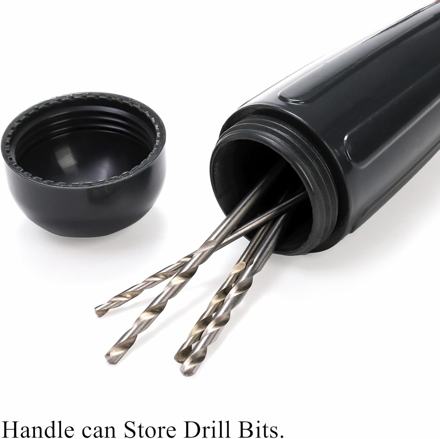 Manual Hand Drill 1/4-Inch Capacity, Speedy Hand Drill Set with 10 Pcs Drill …