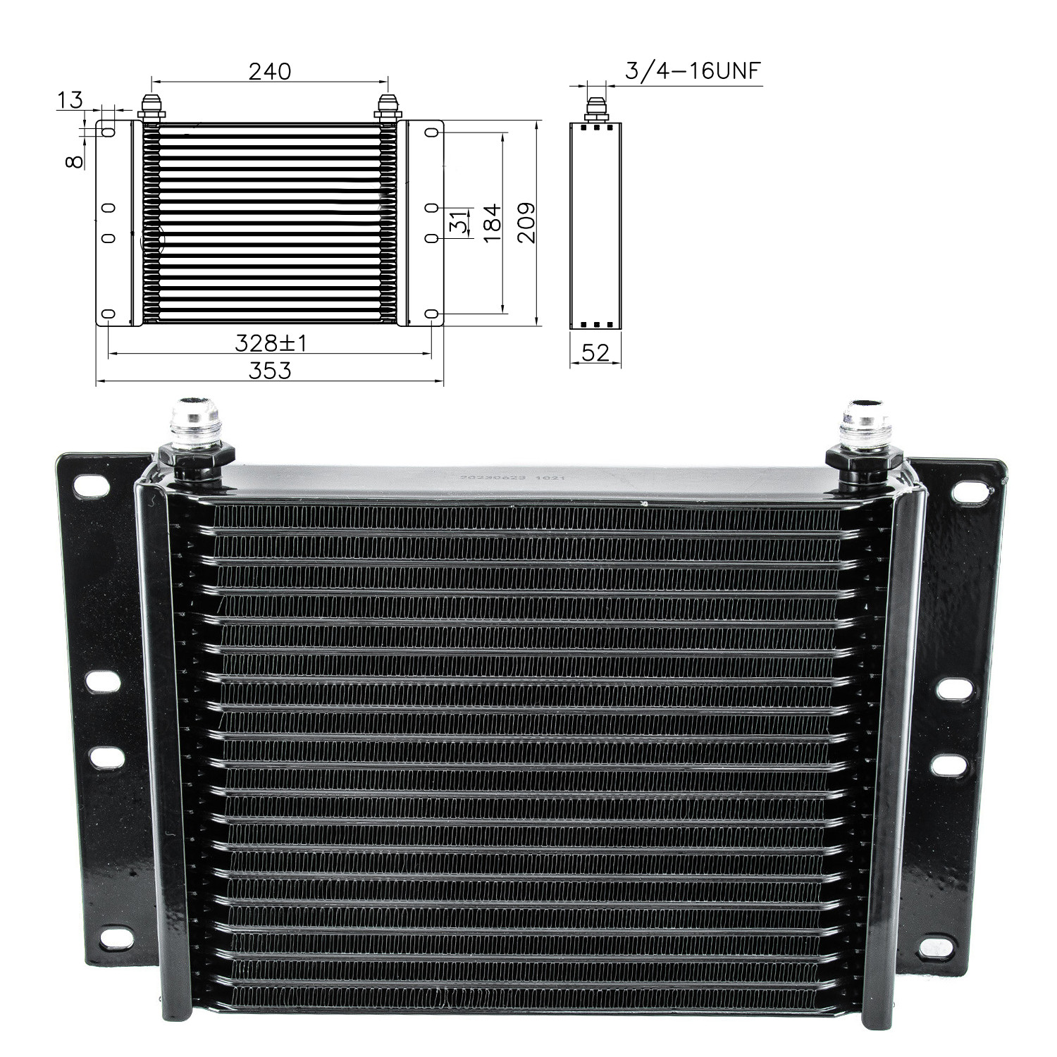 Hydraulic Oil Cooler For Case IH DX40 New Holland TC35D TC35DA TC40D TC45DA USA