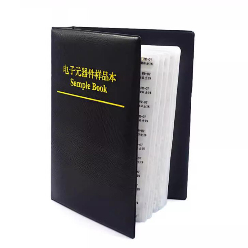 1Set 0201/0402/0603/0805/1206 SMD Resistors/Capacitors Samples Book Assorted Kit