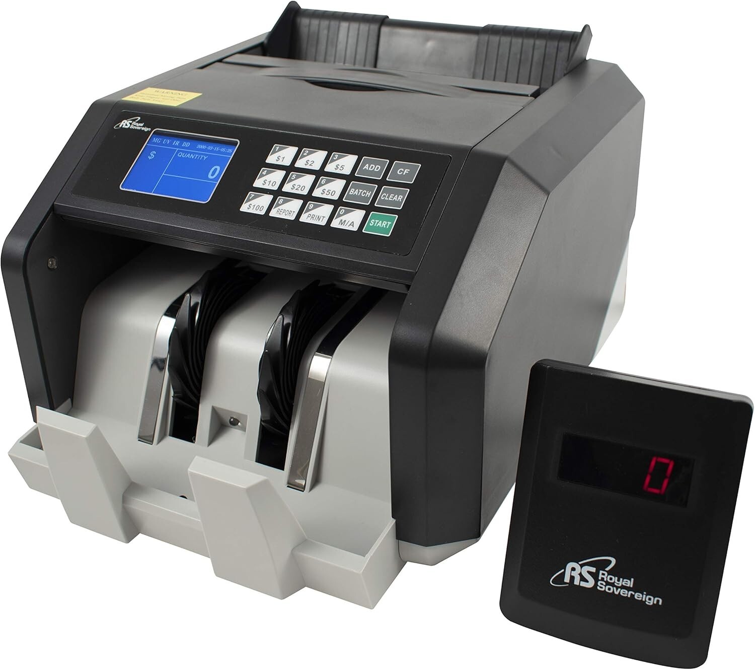 Royal Sovereign High Speed Money Counting Machine, Counterfeit Bill Detector