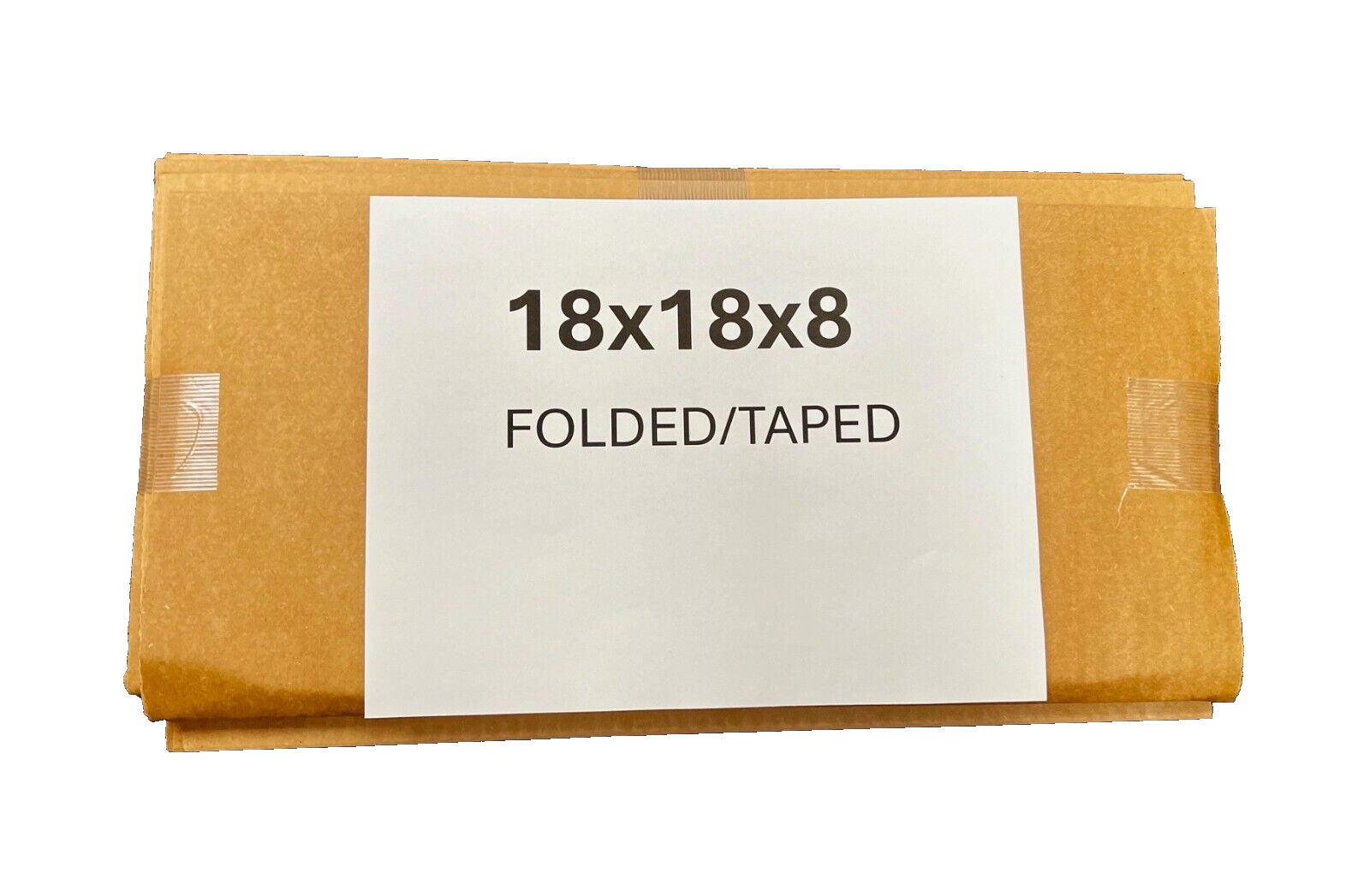18″ x 18″ x 8″ Cardboard Corrugated Box – SINGLE BOX