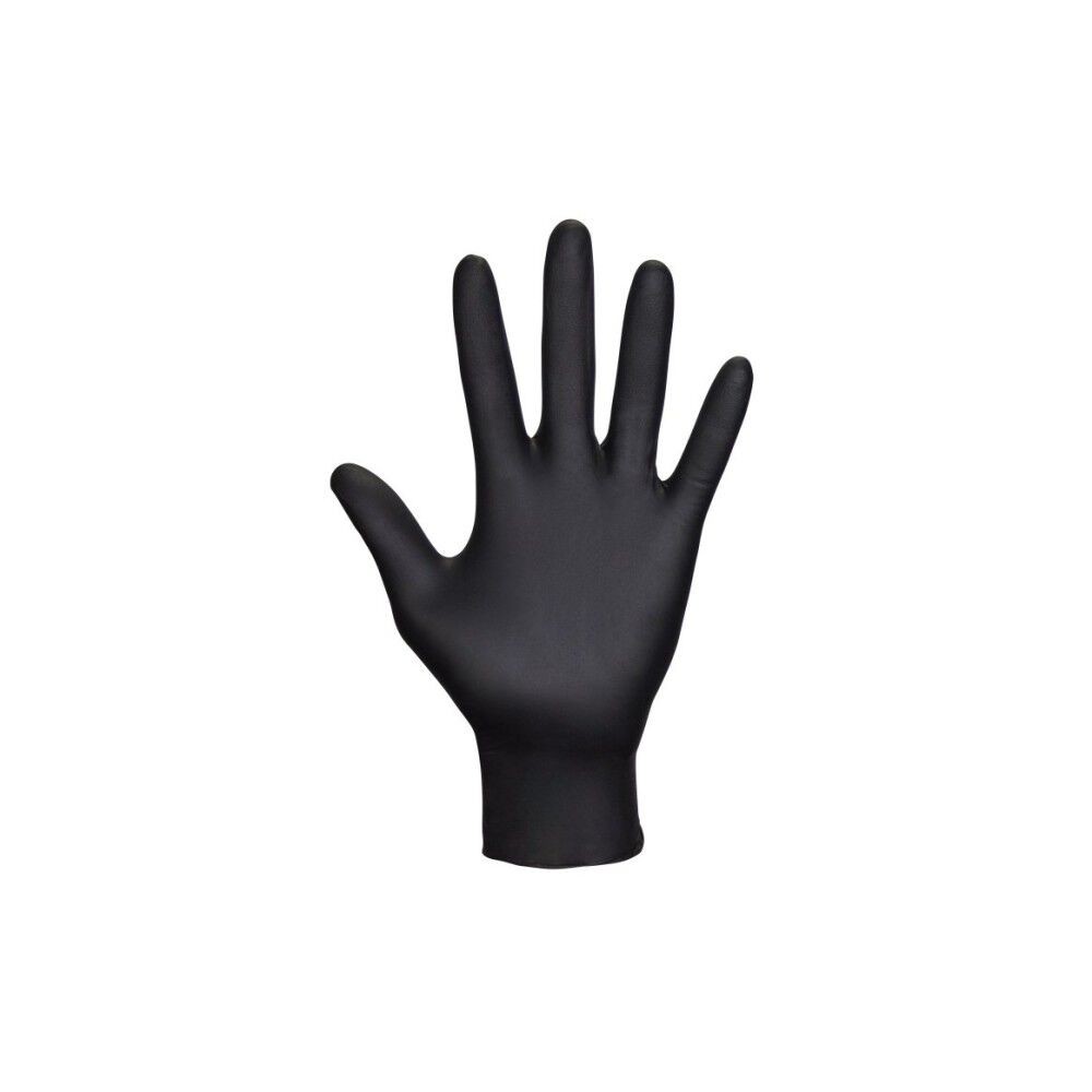 Sas Safety Raven Nitrile Gloves Disposable Powder-Free 100 Pc – Large –