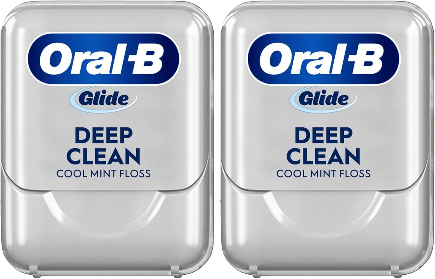 Oral-B Glide Deep Clean Cool Mint Dental Floss, Value 2 Pack (40m Each)