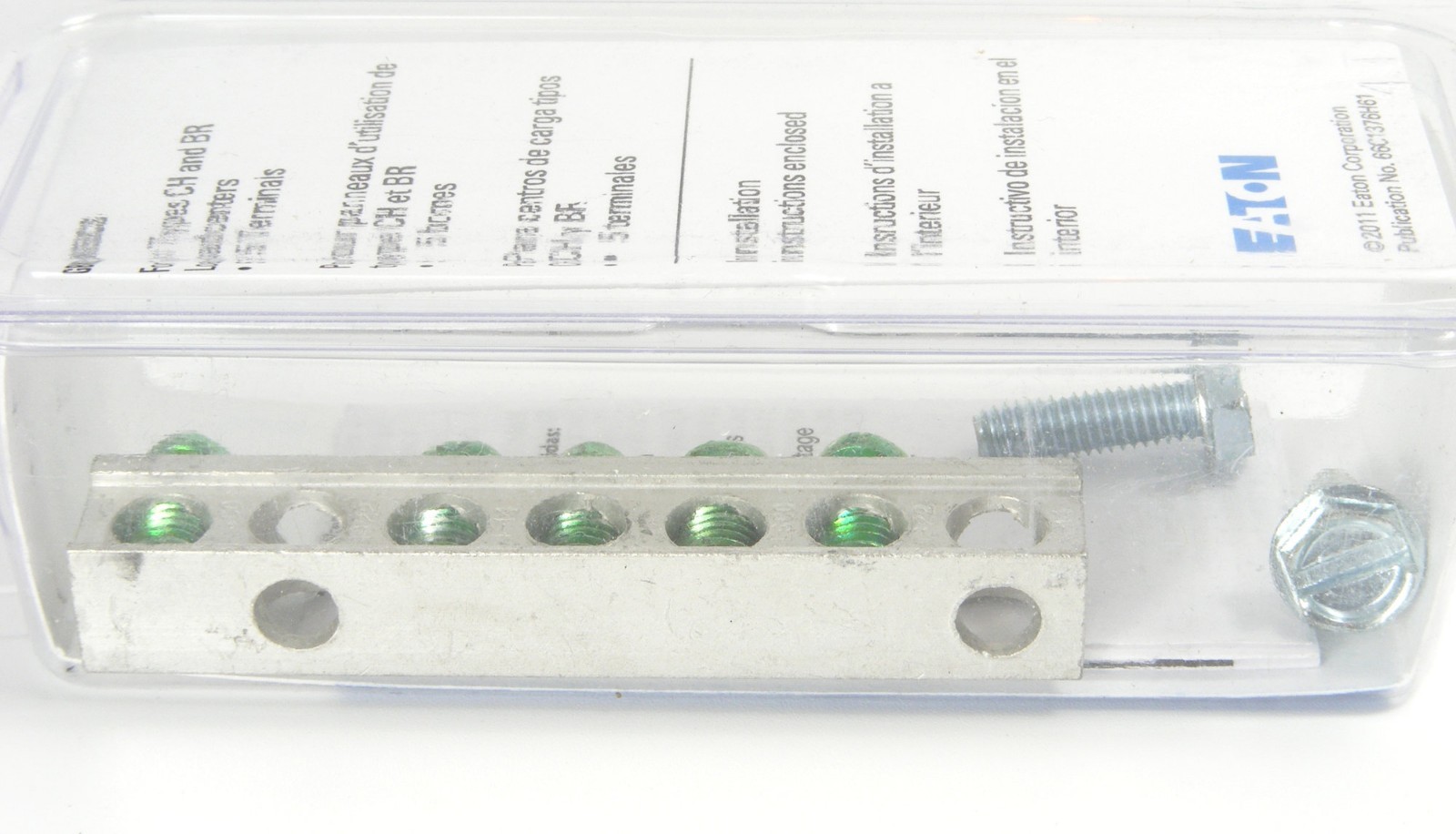 NEW Eaton Cutler-Hammer GBK5 GBK5CS Ground Bar Kit, 5-Terminal, Clamshell Pack