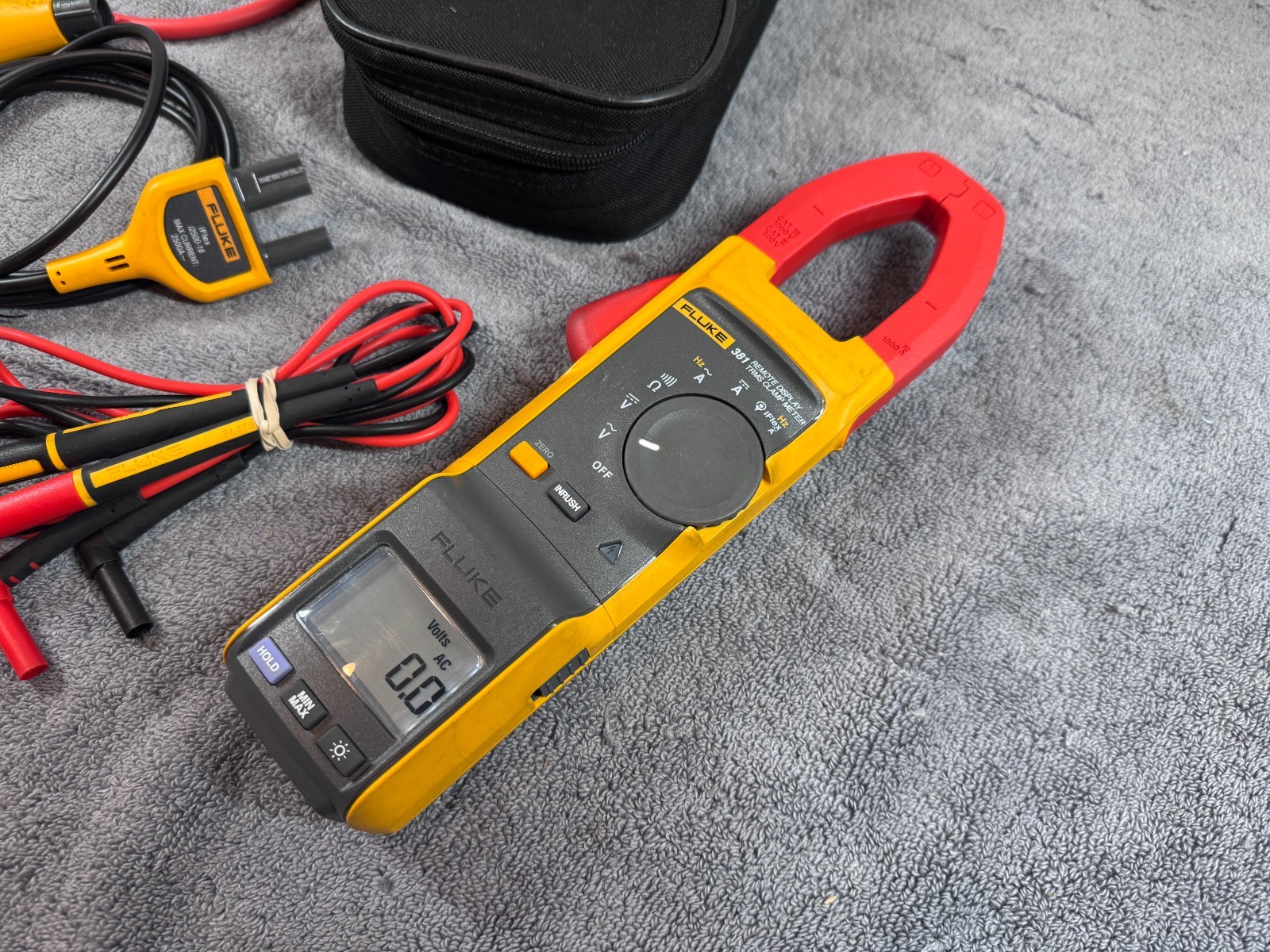 FLUKE 381 True RMS AC/DC Clamp Meter Remote Display with iFlex i2500-18