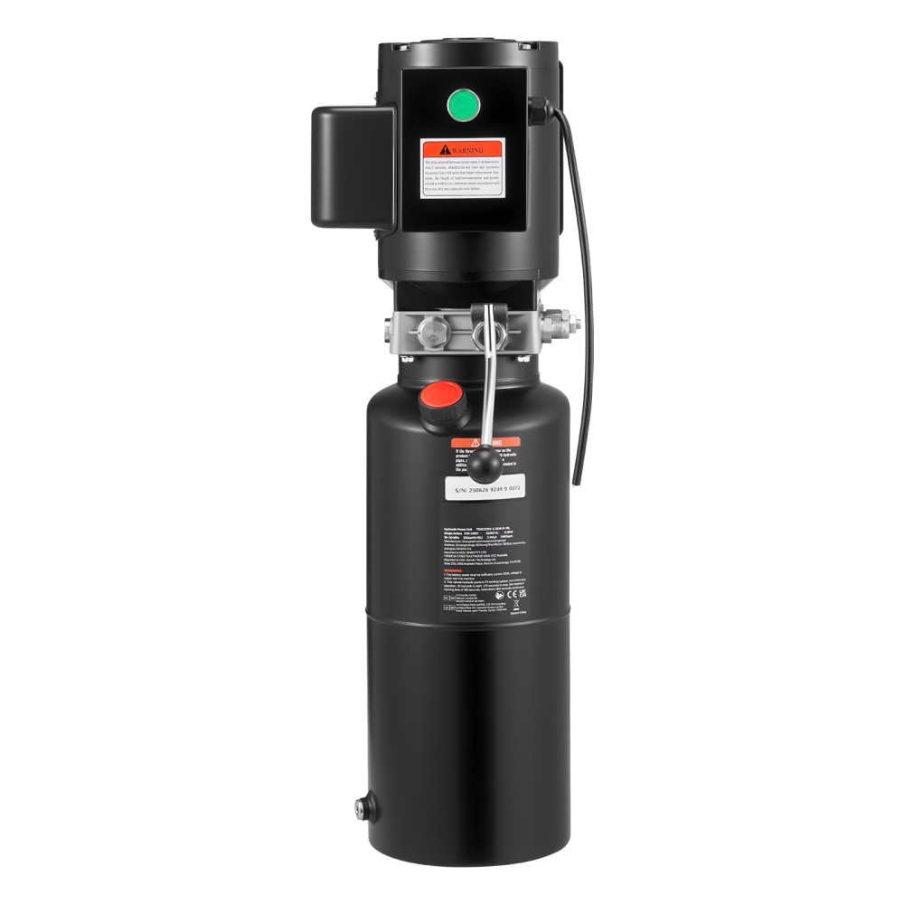 Hydraulic Pump Power Unit, AC 220V, 10 Quart Single Acting Hydraulic Unit