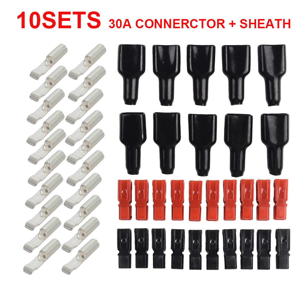 10-100 Sets 30/45Amp Connector with Sleeve Power Connector Quick Disconnect Lot