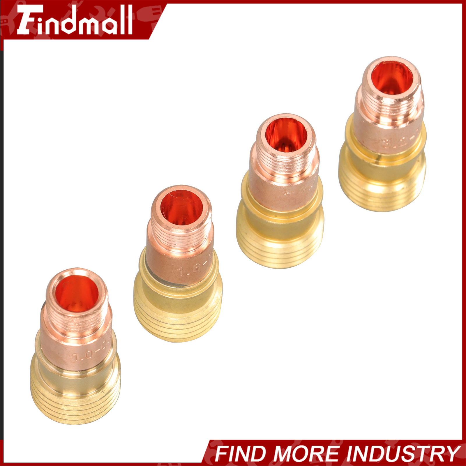 Findmall 58 Pack TIG Welding Torch Kit 040″~1/8″ Gas Lens Setup For WP-9/20/25