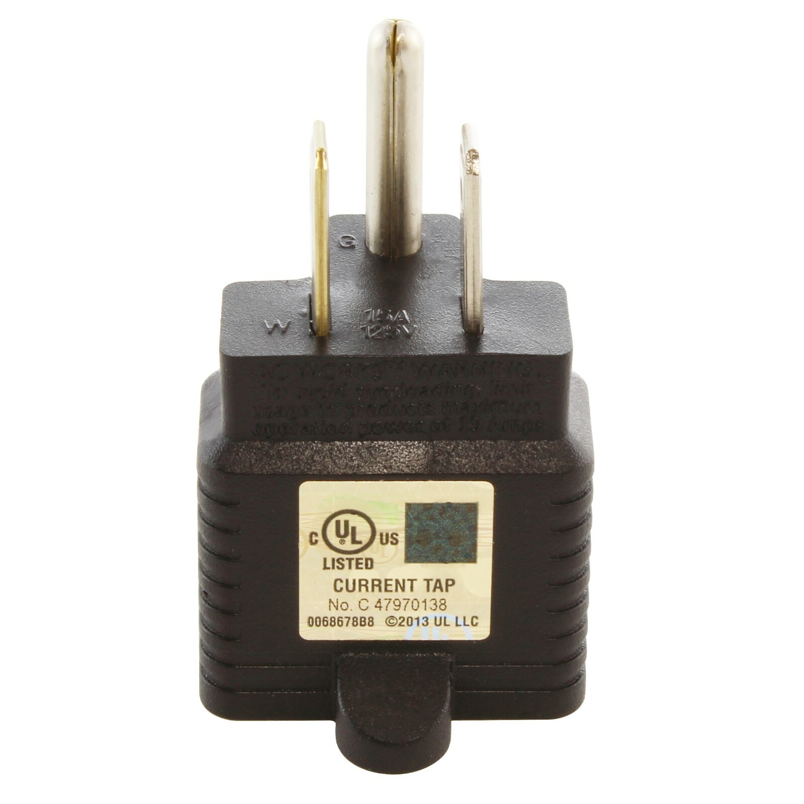 Household Electrical Adapter NEMA 5-20R to NEMA 5-15P by AC WORKS®