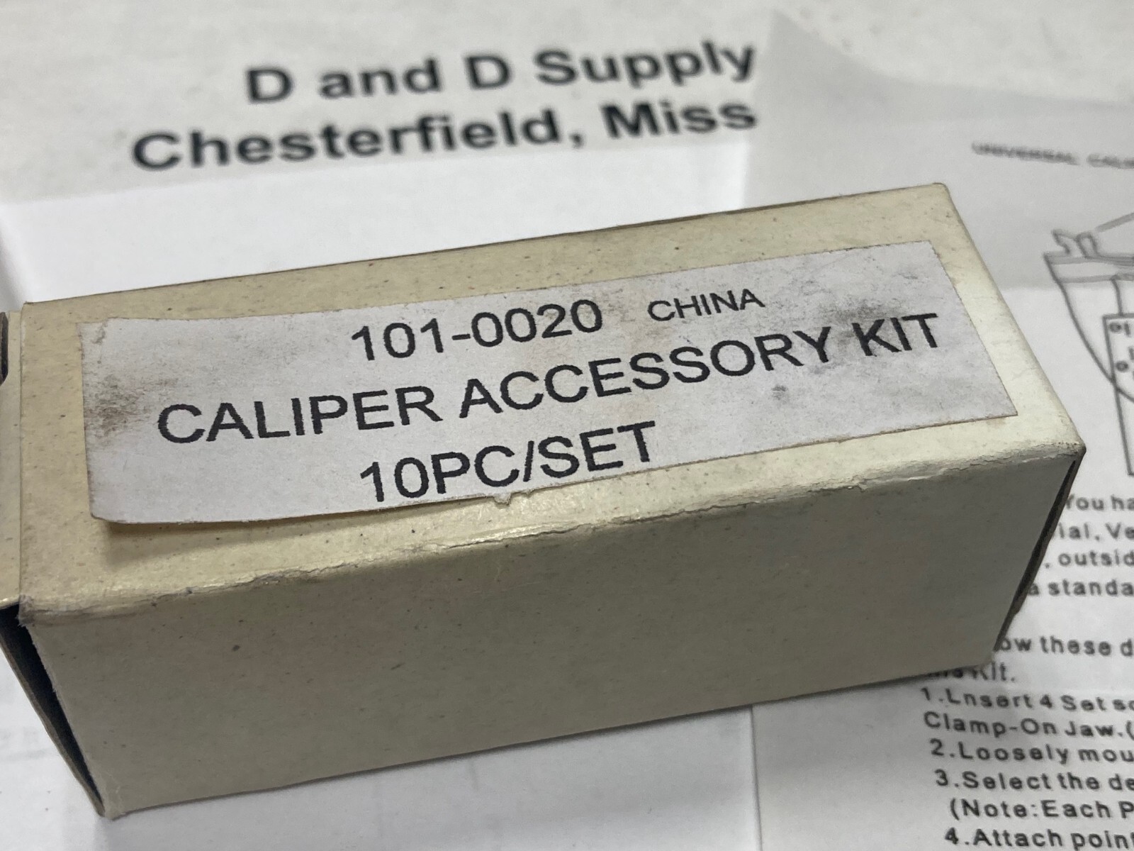 Value Collection 101-0020, Caliper Accessory Kit, 10 Pieces, w/Allen Wrench