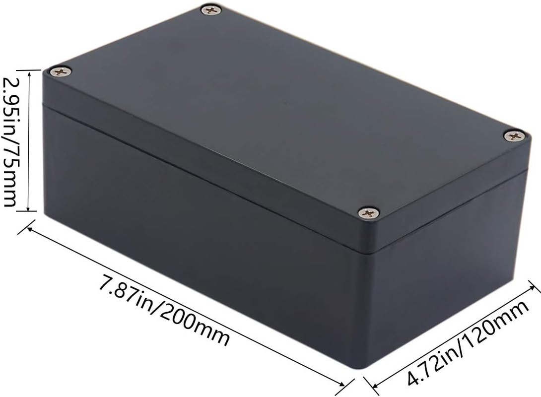 IP65 Waterproof ABS Plastic Electrical Junction Box for DIY Projects 7.87×4.72×2