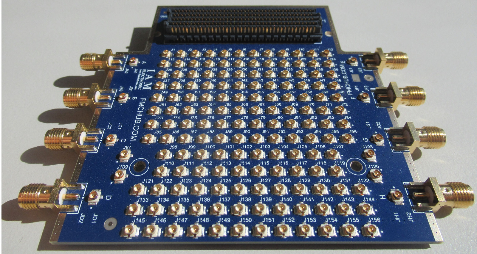 FPGA Mezzanine Card (FMC) HPC-U.FL Debug Board