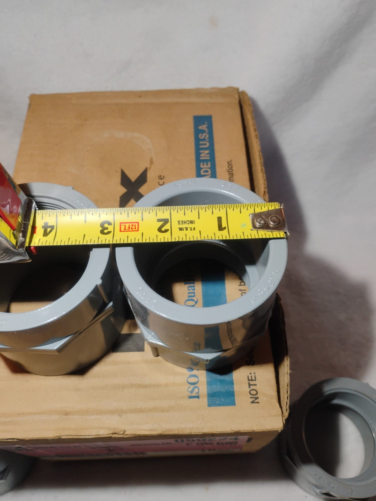 IPEX 2″ INCH CPVC SCHEDULE 80 FEMALE ADAPTER SOC x MPT (1 Adapter)