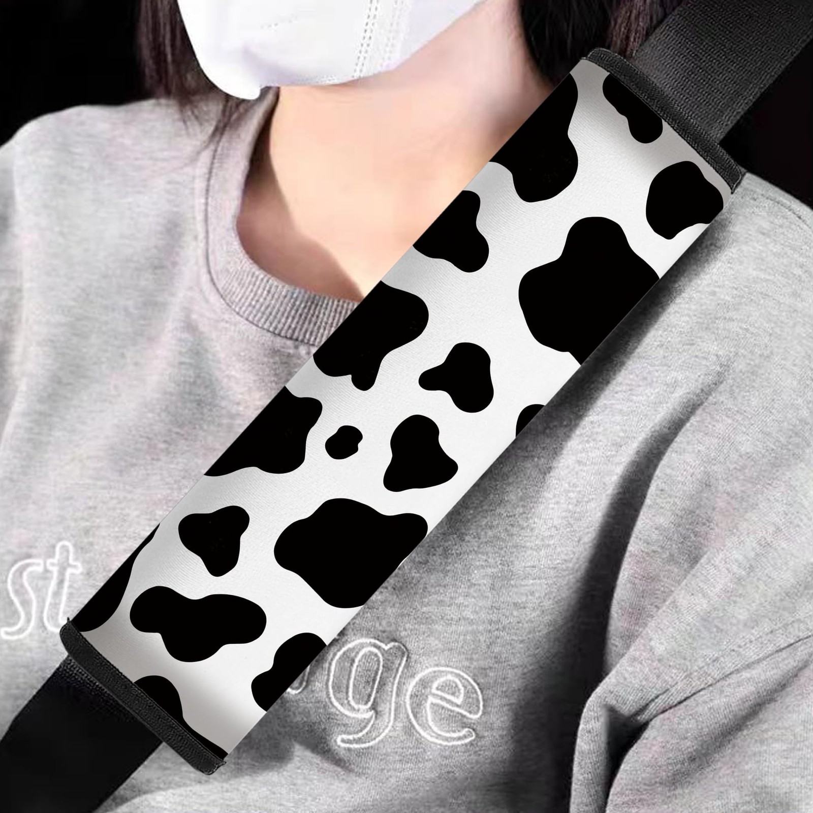 Car Seat Belt Pad Cover, 4-Pack Soft Car Safety Seat Belt Strap Shoulder Pad …