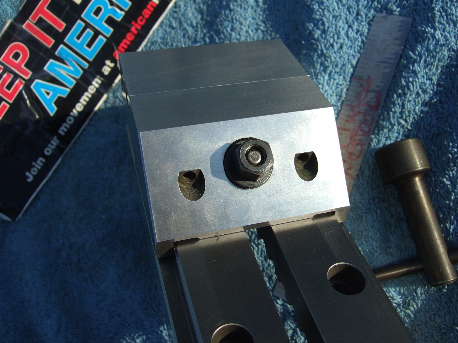 HERMANN SCHMIDT USED V0-4 GRIND VISE W/WRENCH TOOLMAKER MACHINIST INSPECTION #K