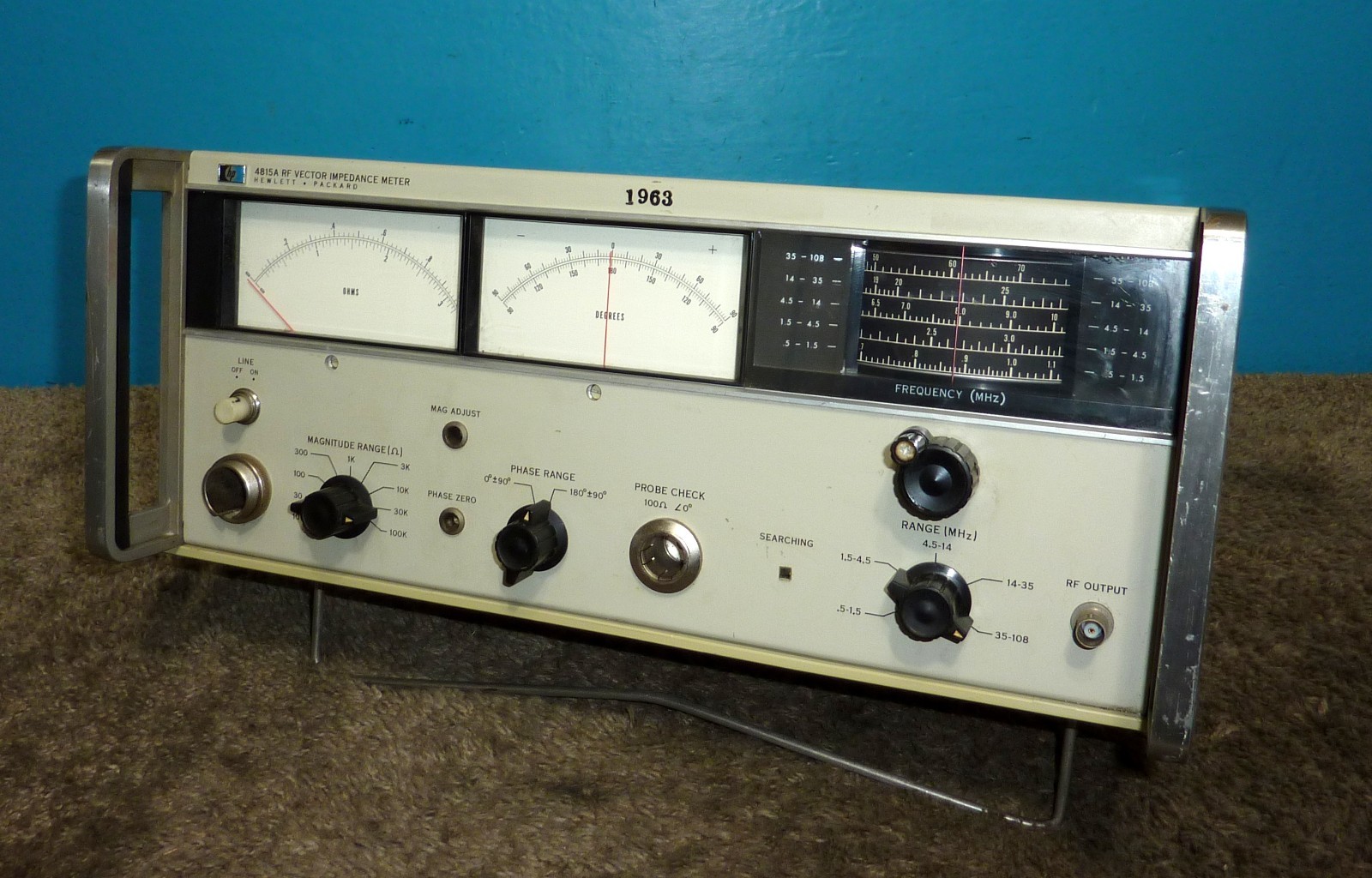 HP Hewlett Packard 4815A RF Vector Impedance Meter-
