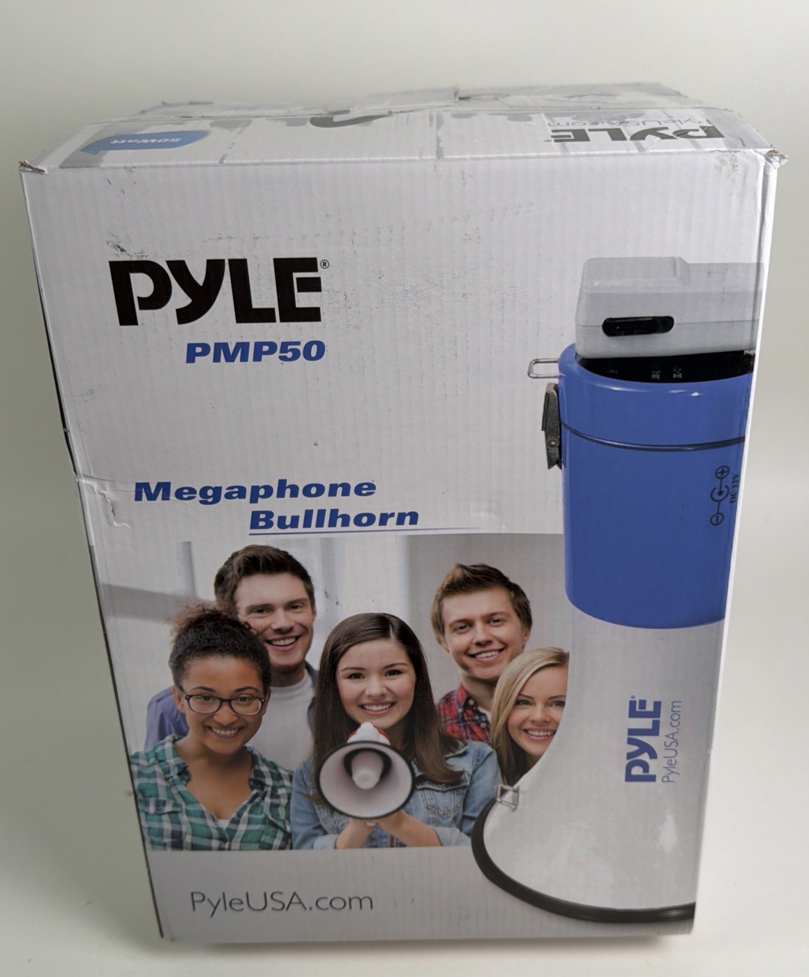 Pyle PMP50 Portable Megaphone Speaker Built-in Siren Adjustable Volume Control