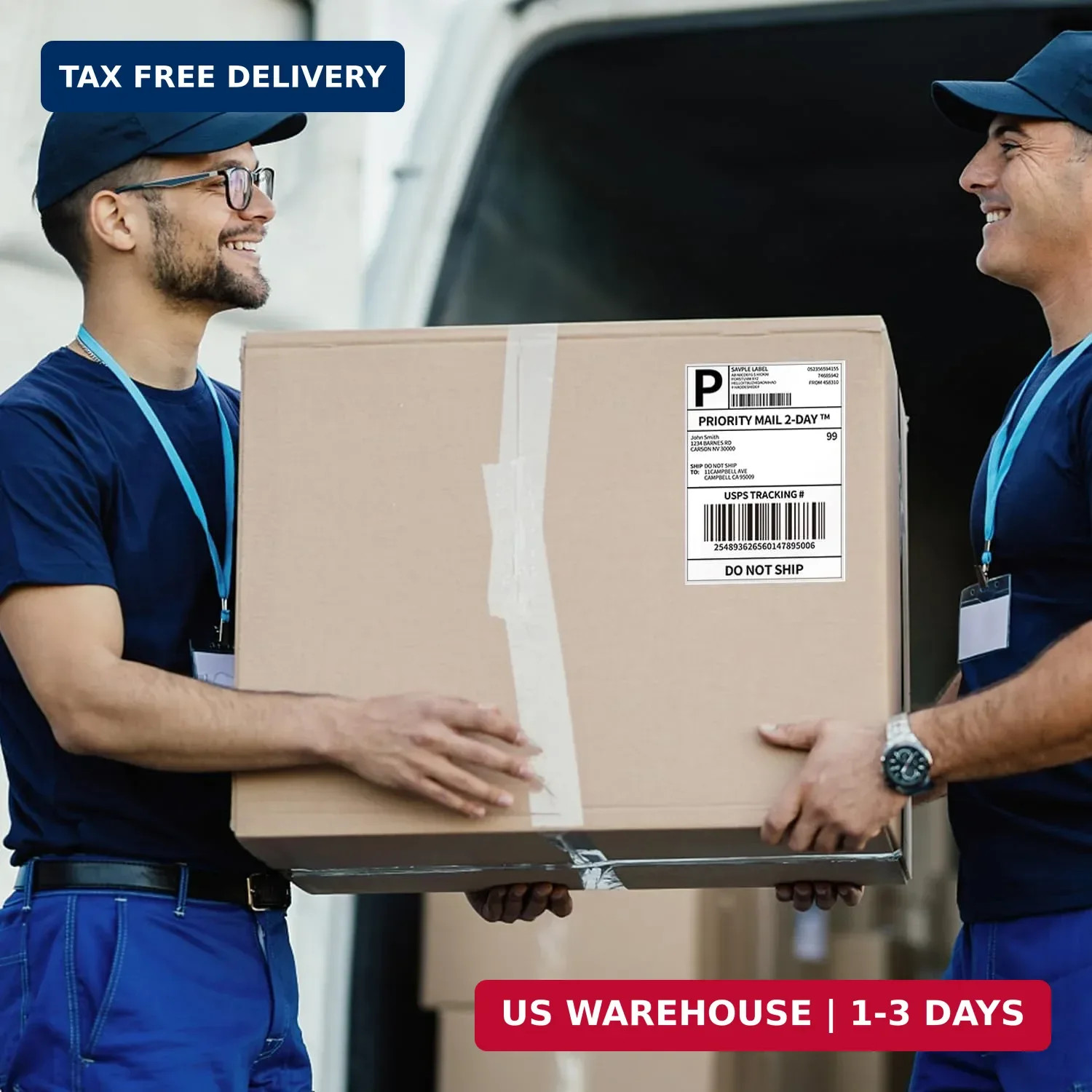 Phomemo Genuine 4X6 Thermal Shipping Label 100 Labels per Stack – 4×6 FanFold Th