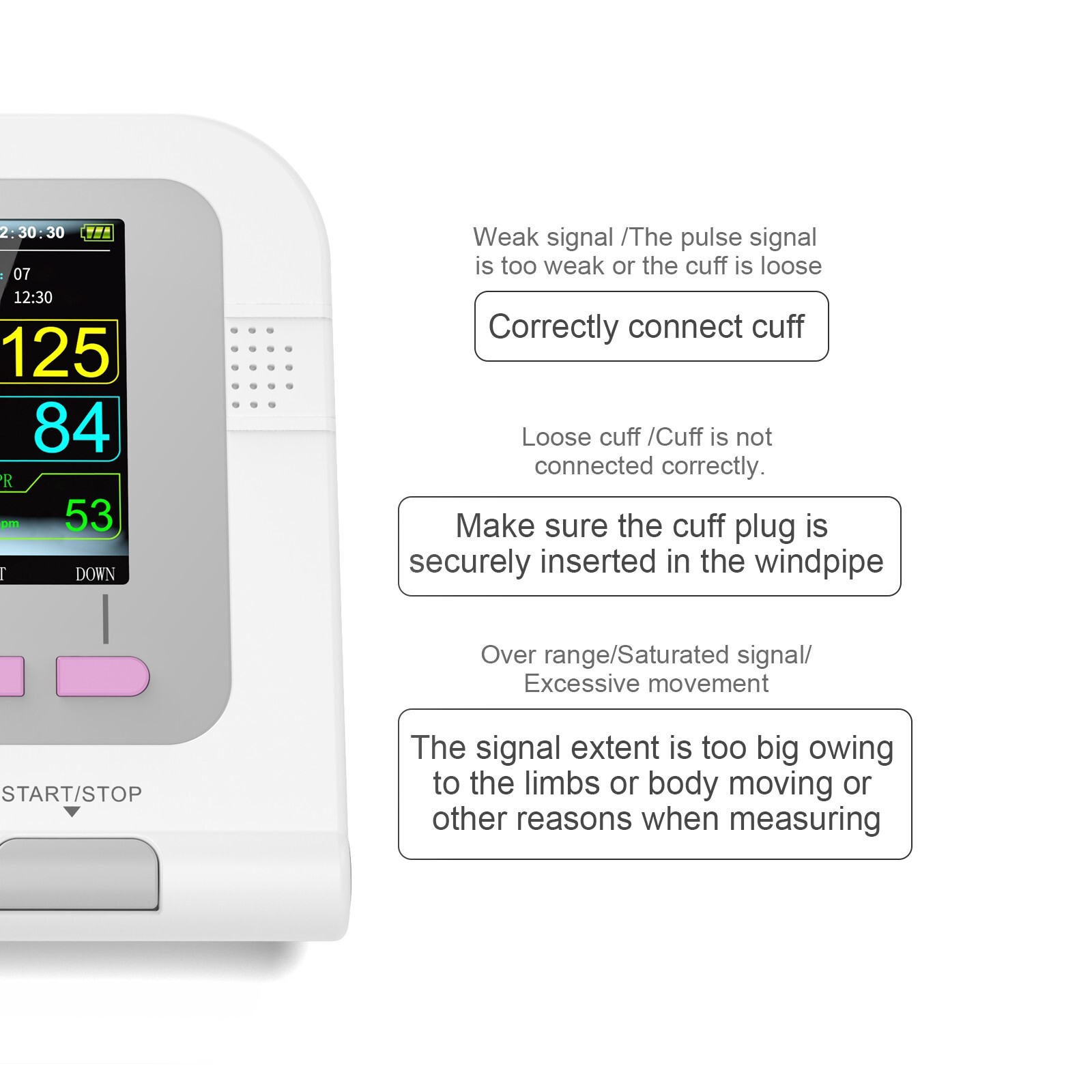 VET Animal Pets Digital Blood Pressure Monitor with 3 cuffs,Small/medium/large